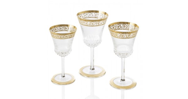 Villeroy Boston Bicchiere Acqua - Cristallo Trasparente con Decorazione a  Diamante